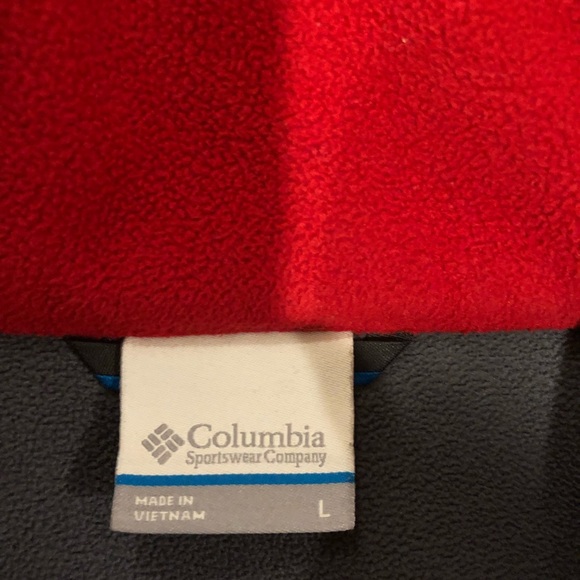 Used Men’s Columbia fleece jacket - Picture 3 of 6